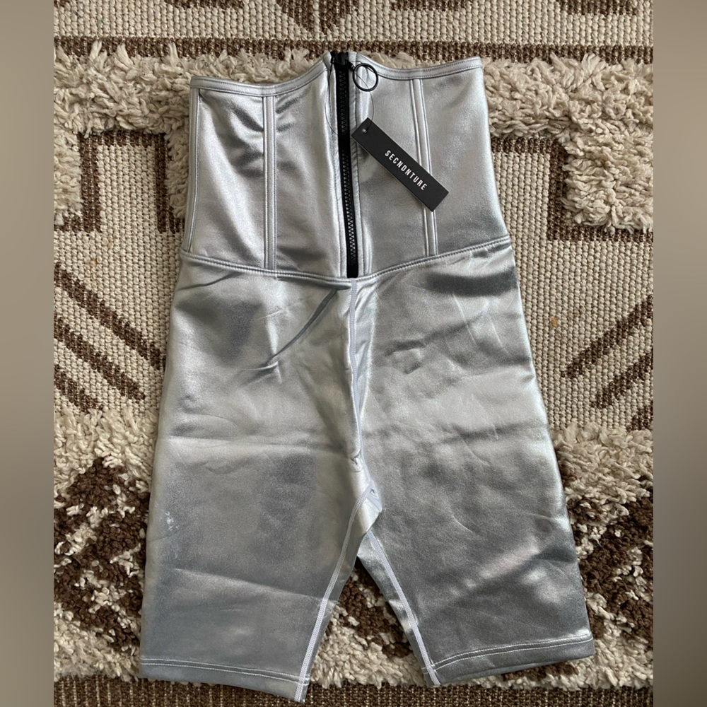 SECNDNTURE waist trainer bike shorts